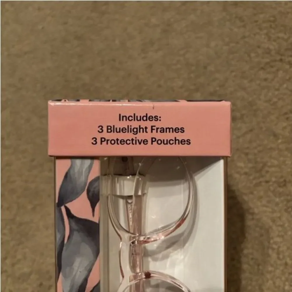 Carter’s Youth Bluelight Glasses Set Of 3 Frames 3 Pouches *New*